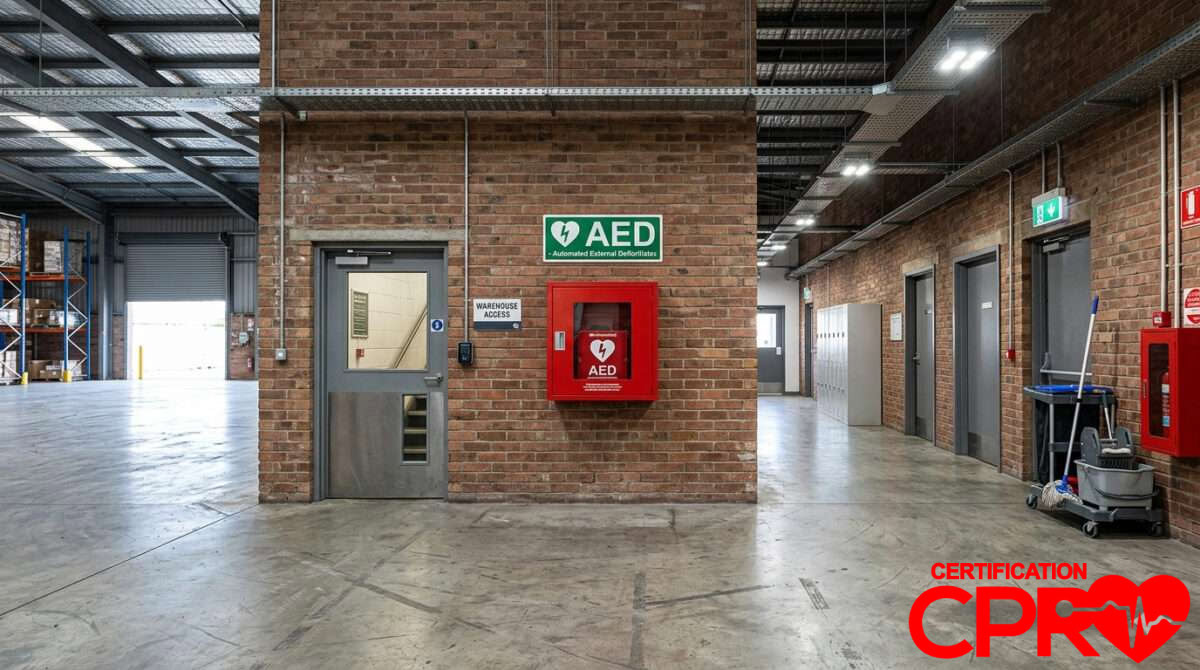 AED Emergency Equipment in Nashville Facility.