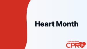Heart Month graphic for CPR awareness and readiness in Nashville.