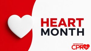 Heart Month awareness graphic for CPR readiness in Nashville.